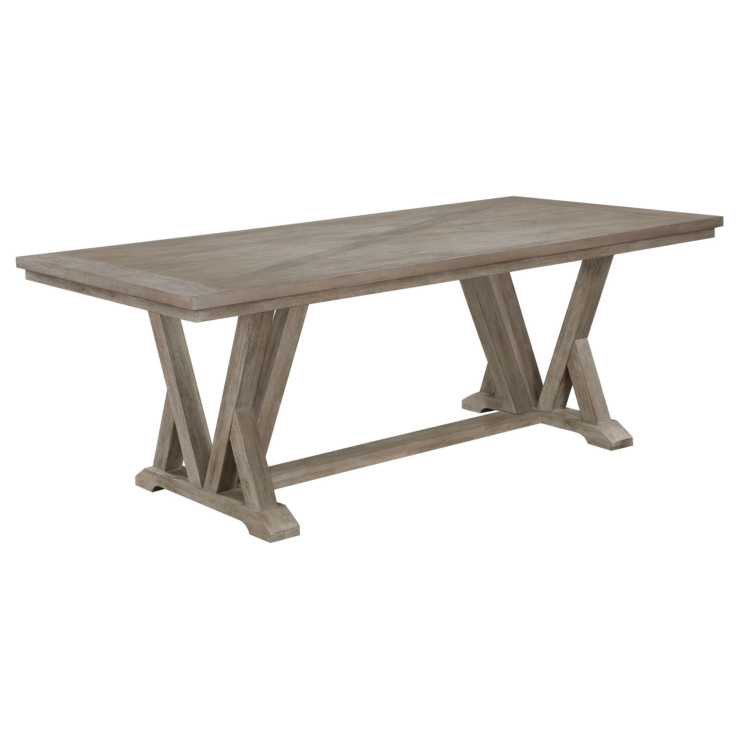 Cornelia Rectangular 82-inch Dining Table Coastal Grey - MyWaynesHome #