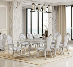 Evangeline Silver Dining Table - MyWaynesHome #