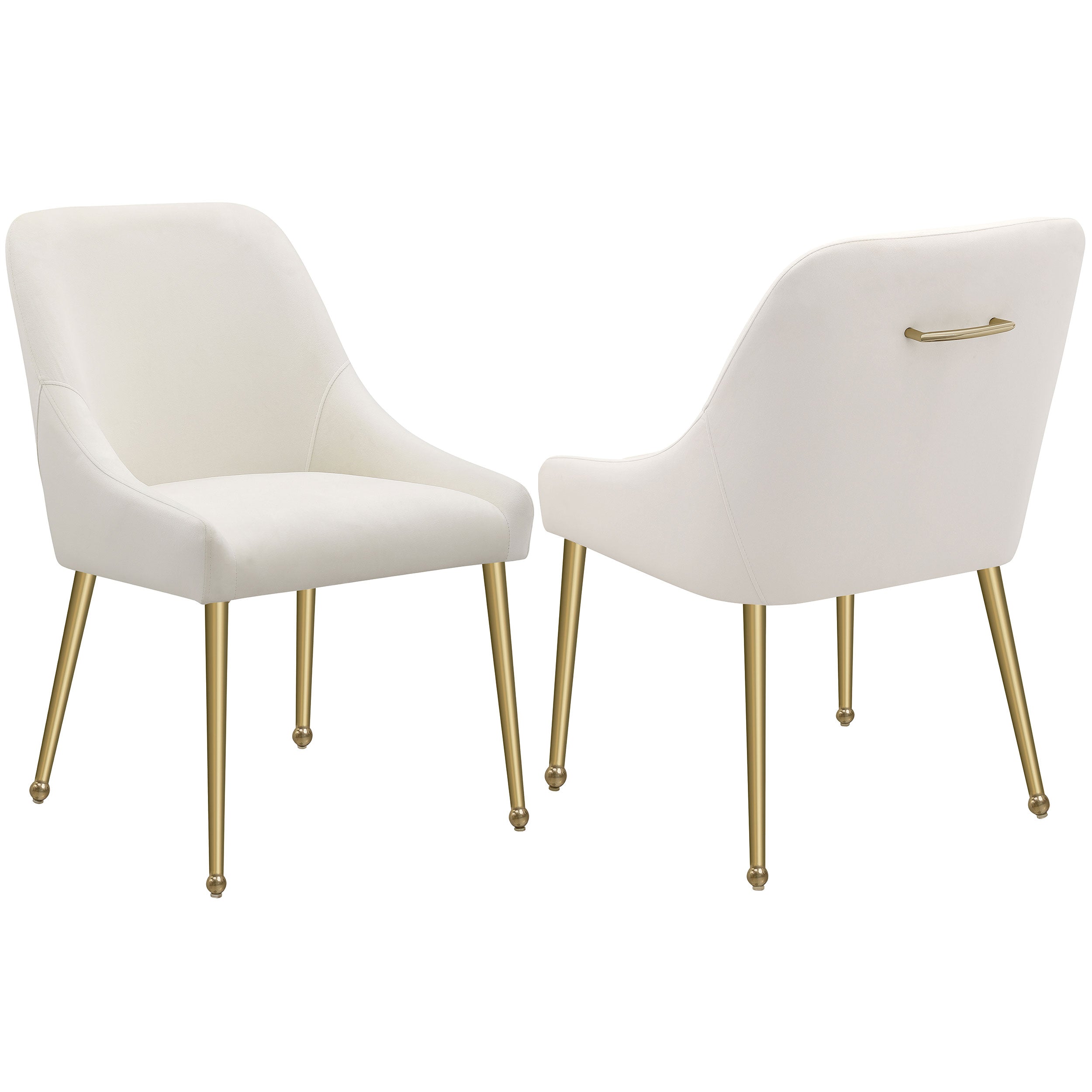 Mayette Upholstered Dining Side Chair Ivory (set Of 2) - MyWaynesHome #