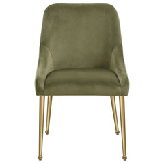 Mayette Upholstered Dining Side Chair Olive (set Of 2) - MyWaynesHome #