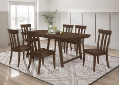 Reynolds Brown 7 Pc Dining Set - MyWaynesHome #