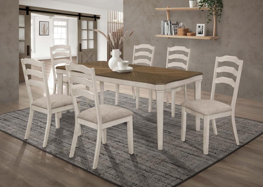 Ronnie Ivory 7 Pc Dining Set - MyWaynesHome #