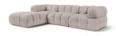 Orin - Velvet 4 Piece Modular Sectional With Chaise