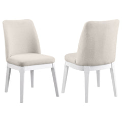 Carissa Upholstered Dining Side Chair Beige (set Of 2) - MyWaynesHome #