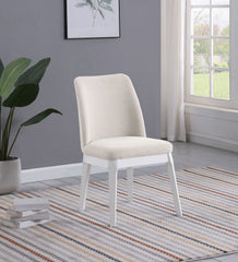 Carissa Upholstered Dining Side Chair Beige (set Of 2) - MyWaynesHome #