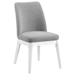 Carissa Upholstered Dining Side Chair Light Grey (set Of 2) - MyWaynesHome #