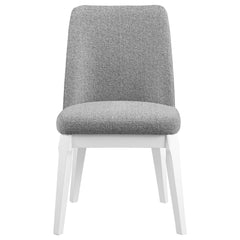 Carissa Upholstered Dining Side Chair Light Grey (set Of 2) - MyWaynesHome #