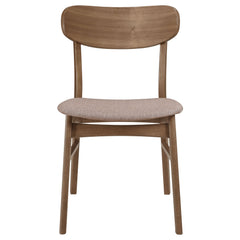 Dortch Dining Side Chair Walnut And Brown (set Of 2) - MyWaynesHome #