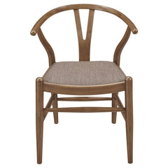 Dinah Wood Wishbone Dining Side Chair Walnut (set Of 2) - MyWaynesHome #