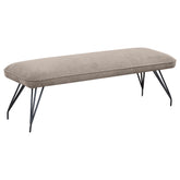 Dodson Fabric Upholstered Dining Bench Taupe - MyWaynesHome #