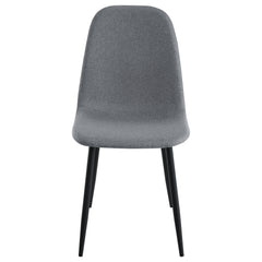 Dennison Upholstered Dining Side Chair Grey (set Of 4) - MyWaynesHome #