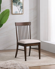 Everton Wood Dining Side Chair Dark Walnut (set Of 2) - MyWaynesHome #