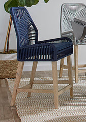 Nakia Blue Counter Stool - MyWaynesHome #