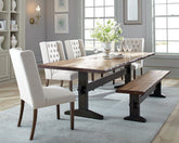 Bexley Brown 6 Pc Dining Set - MyWaynesHome #