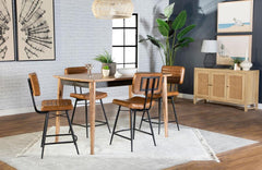Partridge Brown 5 Pc Counter Height Dining Set - MyWaynesHome #