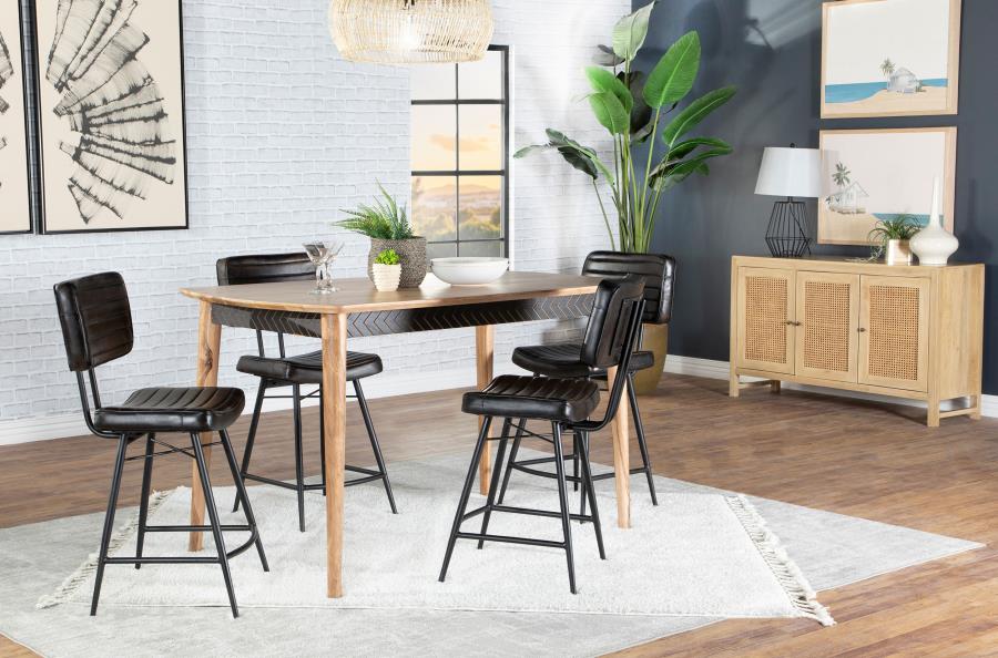 Partridge Brown 5 Pc Counter Height Dining Set - MyWaynesHome #