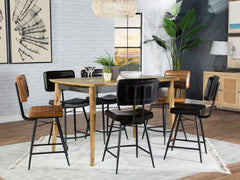 Partridge Brown 7 Pc Counter Height Dining Set - MyWaynesHome #