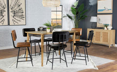 Partridge Black Counter Stool - MyWaynesHome #