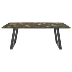 Misty 6-piece Rectangular Dining Set Sheesham And Espresso - MyWaynesHome #