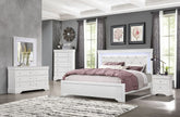 Pompei - 5 Piece Queen Bedroom Set With LED - White