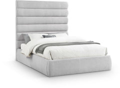 Adam - Linen Fabric Bed With 70.5" Headboard