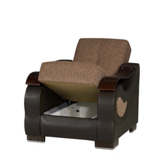 Ottomanson Metroplex - Upholstered Convertible Armchair With Storage