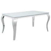 Carone Silver Dining Table - MyWaynesHome #