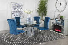 Quinn Blue 5 Pc Dining Set - MyWaynesHome #