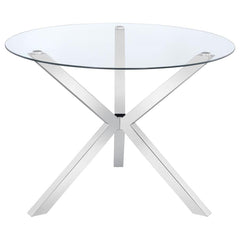 Vance Silver Dining Table - MyWaynesHome #