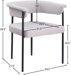 Malin - Linen Dining Chair (Set of 2)