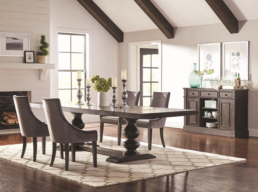 Phelps Grey 5 Pc Dining Set - MyWaynesHome #