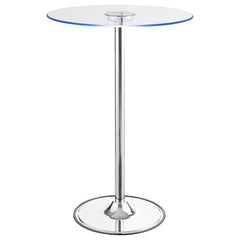 Thea Silver Bar Table - MyWaynesHome #