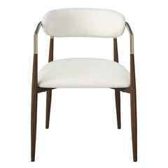 Clayten - Arm Chair (Set of 2) - Brown Oak