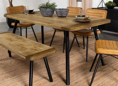 Maverick Brown Dining Table - MyWaynesHome #