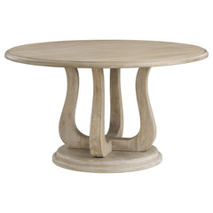 Trofello 5-piece Round Dining Table Set White Washed - MyWaynesHome #