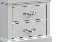 Lorana - 24" Nightstand - Silver Champagne