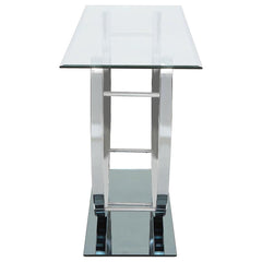 Danville - Rectangular U-Shaped Glass Top Table