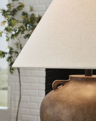 Ferrilby - Poly Table Lamp - Antique Beige
