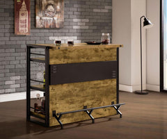 Renaldi Brown Home Bar - MyWaynesHome #