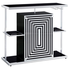 Zinnia Black Home Bar - MyWaynesHome #