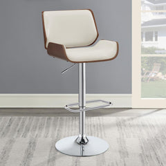 Folsom Ivory Adjustable Bar Stool - MyWaynesHome #