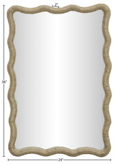 Meadow - Jute Rope Framed Mirror - Natural
