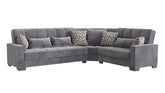 Ottomanson Armada - Upholstered Convertible Sectional With Storage - Microfiber