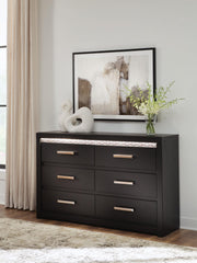 Brizmore - Six Drawer Dresser - Black