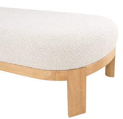 Maybourne - Chaise / Bench With Natural Frame
