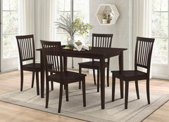 Gomez Brown 5 Pc Dining Set - MyWaynesHome #