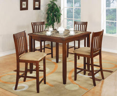 Jardin Brown 5 Pc Counter Height Dining Set - MyWaynesHome #