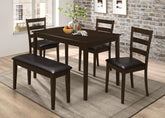 Guillen Brown 5 Pc Dining Set - MyWaynesHome #