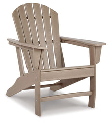 Sundown Treasure - 2 Pc. - Adirondack Chair And Ottoman - Driftwood