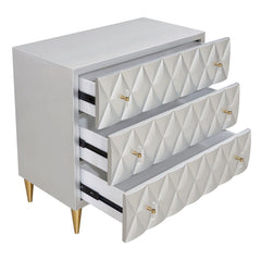 Anson - Console Cabinet - Metallic Silver & Champagne